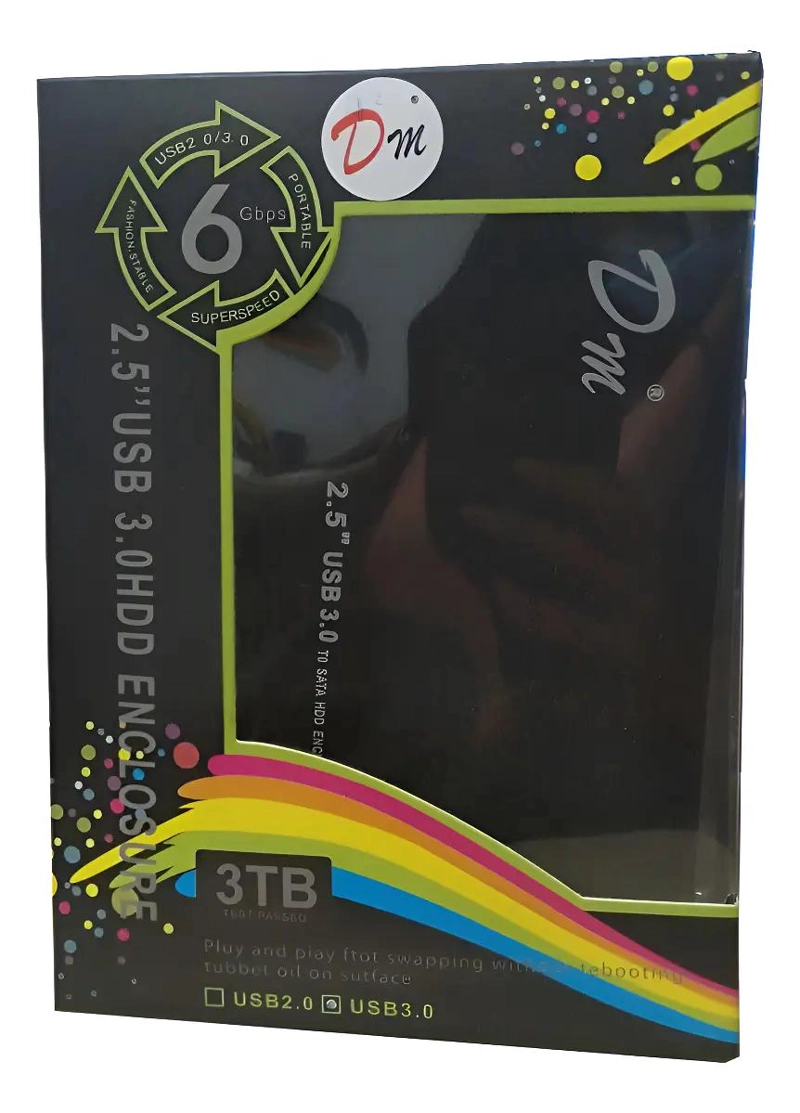 CASE COFRE USB 3.0 PARA DISCO DURO SATA 2.5 - 1