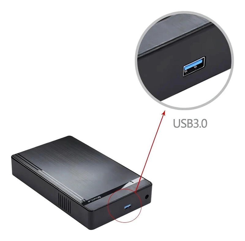 CASE PARA DISCO DURO 3.5 SATA CON USB 3.0 - 2