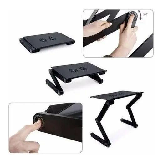 MESA PLEGABLE PARA NOTEBOOK CON BASE PARA MOUSE - 3