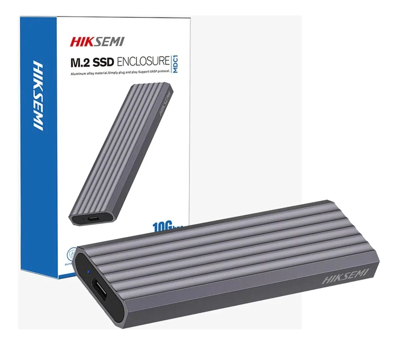 CASE EXTERNO PARA SSD M.2 NVME CON USB-C Y USB-A - 4