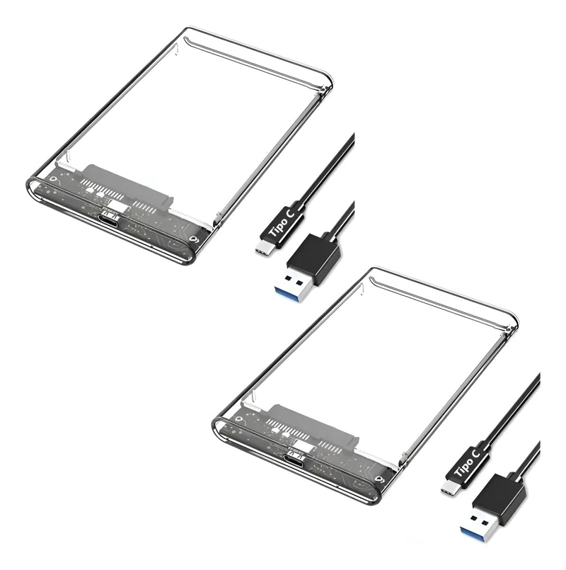COFRE PARA DISCO DURO EXTERNO USB 3.1 SATA 2.5 - 1
