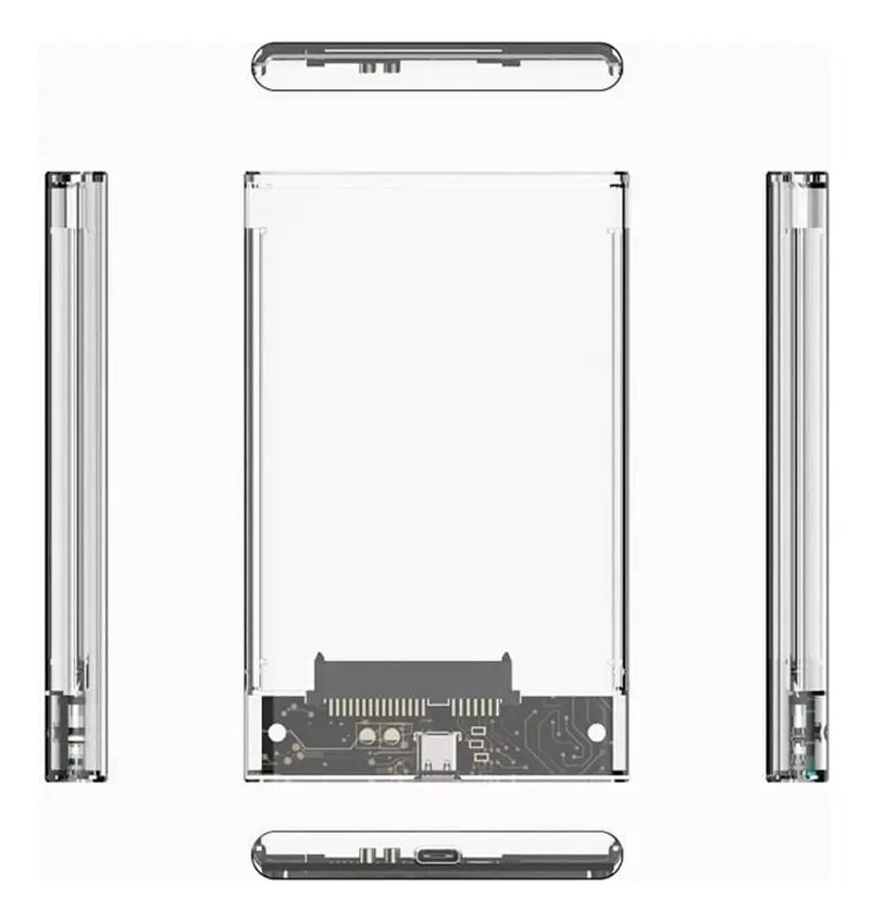 COFRE PARA DISCO DURO EXTERNO USB 3.1 SATA 2.5 - 2