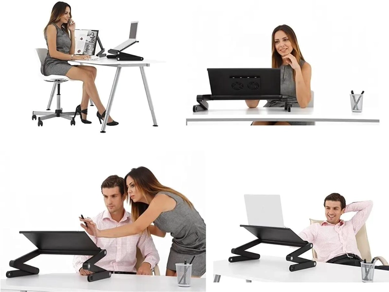 MESA PLEGABLE PARA NOTEBOOK CON 2 VENTILADORES - 3
