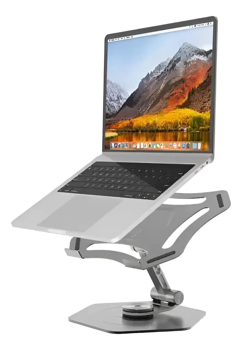 SOPORTE GIRATORIO 360° PLEGABLE DE ACERO PARA LAPTOP - 1