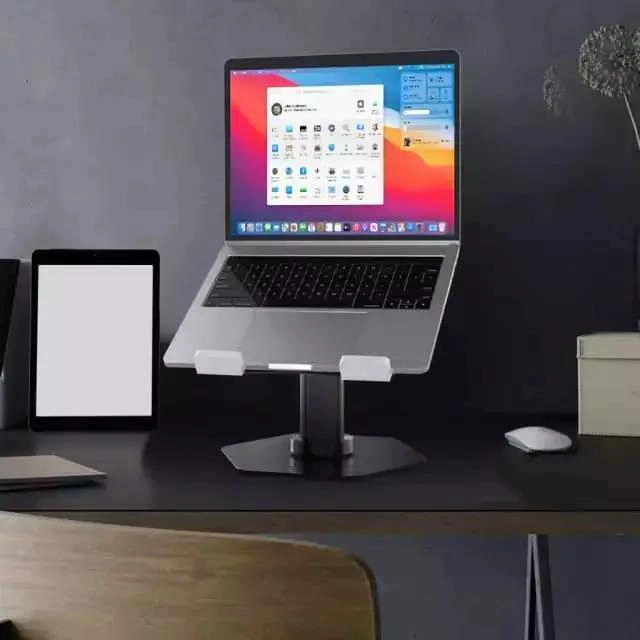 SOPORTE GIRATORIO 360° PLEGABLE DE ACERO PARA LAPTOP - 2
