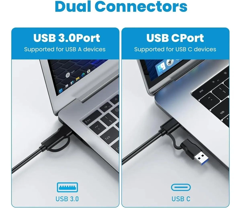 CARCASA GENE RICA M.2 NVME PCIE USB 3.0 NEGRA CON KIT - 3