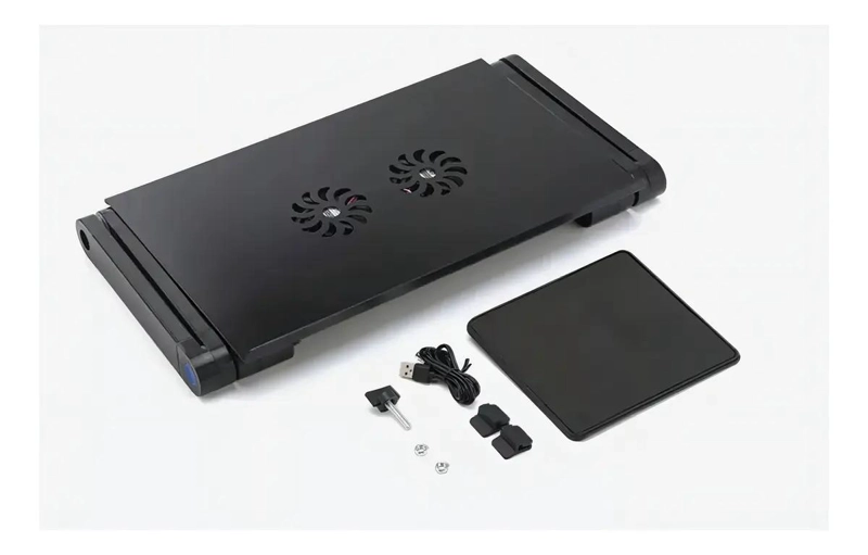 MESA ARTICULADA PLEGABLE PARA NOTEBOOK T8 NEGRA - 5