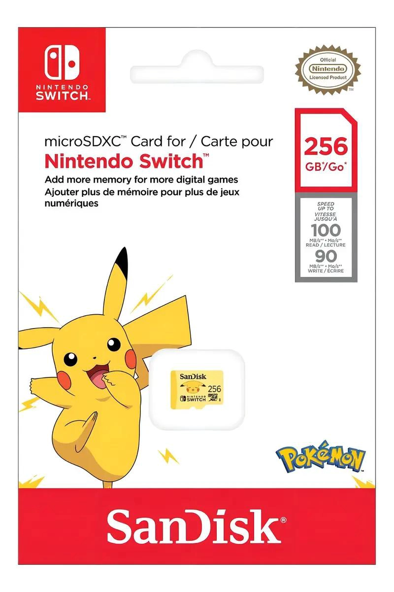 MEMORIA MICRO SD 256GB PARA NINTENDO SWITCH - 4