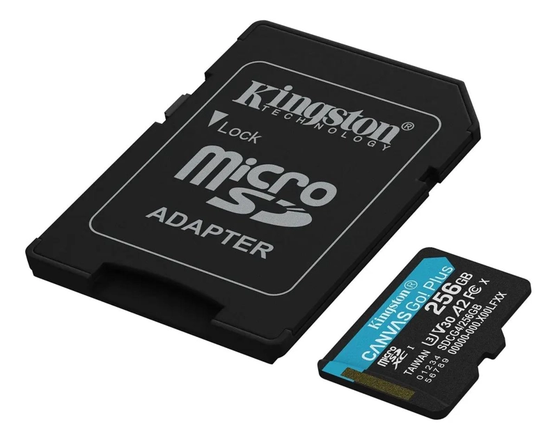 TARJETA MICROSDXC 256GB CANVAS GO PLUS GEN4 200MB/S - 1