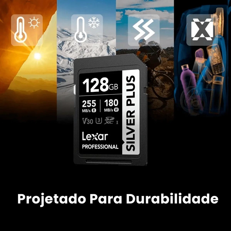 TARJETA SDXC 128 GB 255 MB/S UHS-I V3 - 5