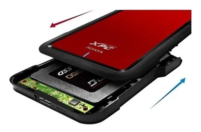 DISCO DURO EXTERNO 2.5' USB 3.1 ROJO - 2