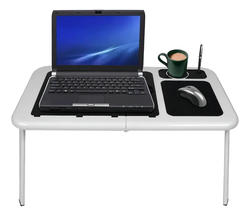 MESA PORTATIL PLEGABLE PARA LAPTOP CON VENTILADORES - 1