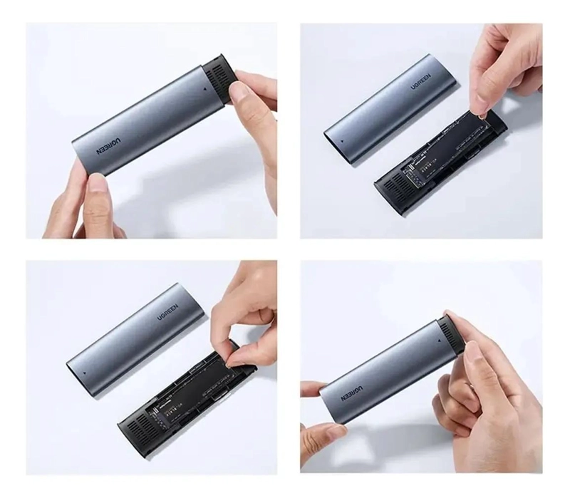CARCASA PARA DISCO SSD M.2 SATA USB 3.0 - 5
