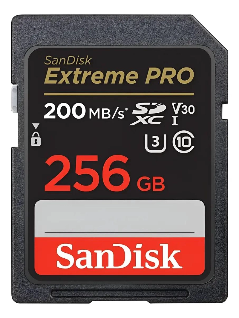 MEMORIA SD EXTREME PRO 256GB U3 V30 200MB/S - 1