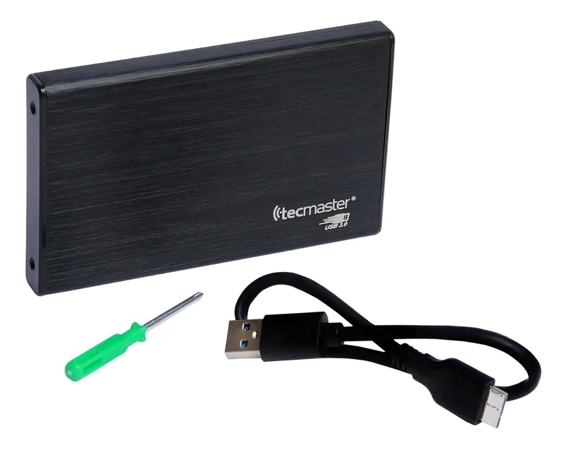 COFRE PARA DISCO DURO 2.5 SATA3 USB 3.0 ALUMINIO - 3