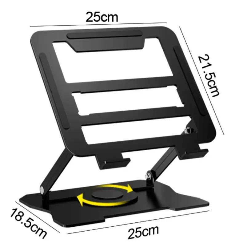 SOPORTE AJUSTABLE DE ALUMINIO PARA NOTEBOOK Y TABLET - 2