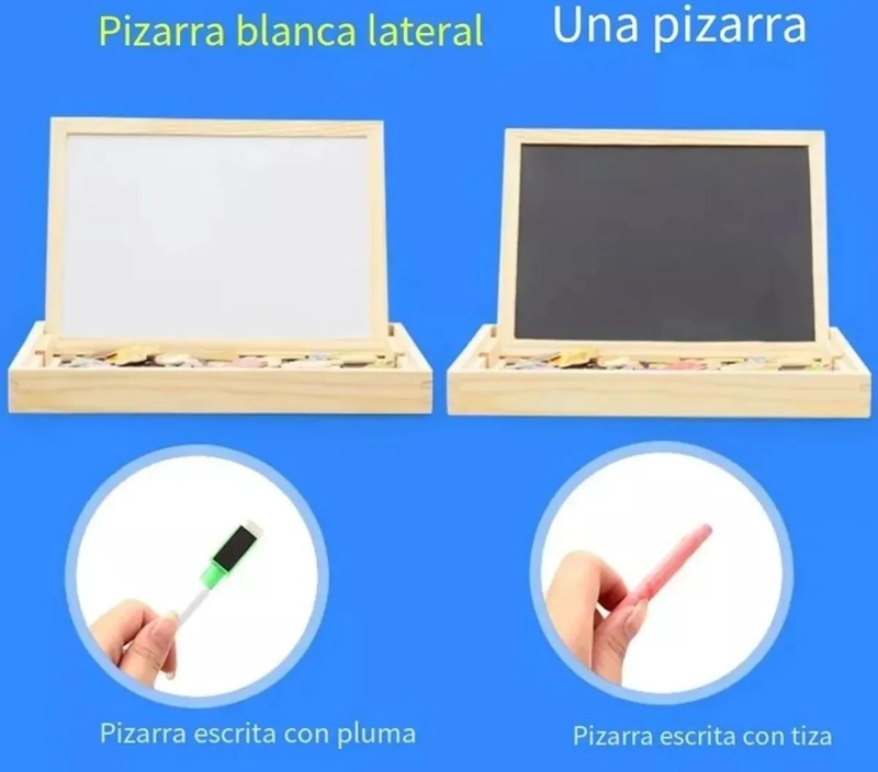 ROMPECABEZAS MAGNE TICO MONTESSORI DE MADERA PARA NIÑOS - 4