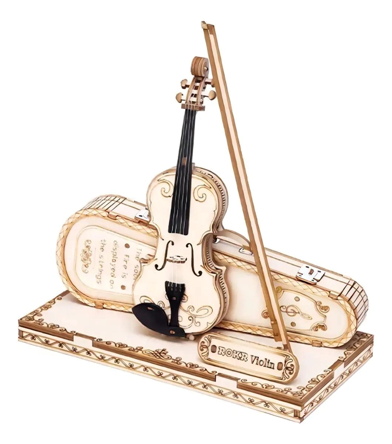 PUZZLE 3D DE MADERA VIOLIN CAPRICCIO 62 PIEZAS - 1