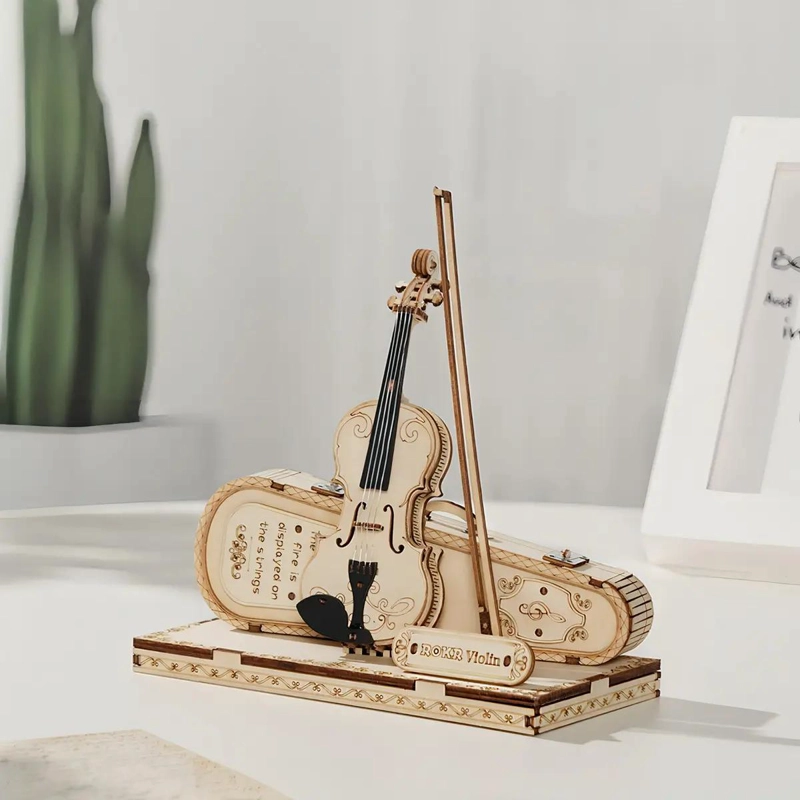 PUZZLE 3D DE MADERA VIOLIN CAPRICCIO 62 PIEZAS - 3