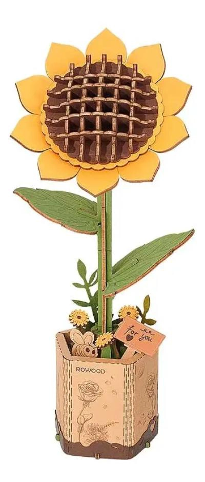 PUZZLE 3D DE MADERA GIRASOL 86 PIEZAS - 2