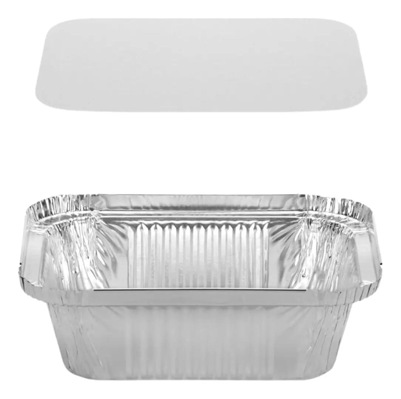 ENVASE DE ALUMINIO CON TAPA TERMOLAMINADA 60 UNIDADES - 1