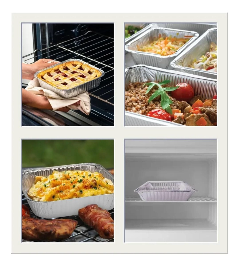 ENVASE DE ALUMINIO CON TAPA TERMOLAMINADA 60 UNIDADES - 4