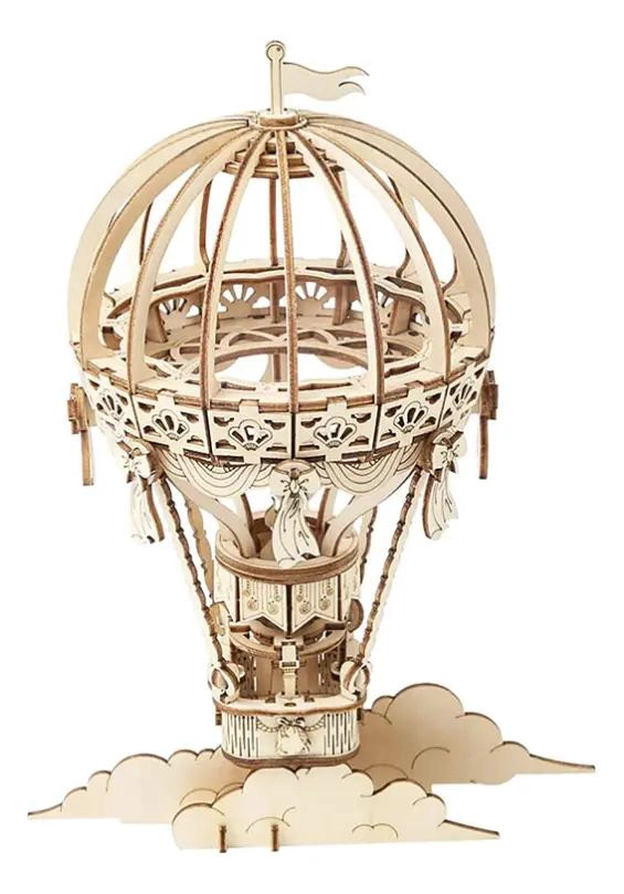 PUZZLE 3D GLOBO AEROSTATICO DIY HOT AIR BALLOON - 1