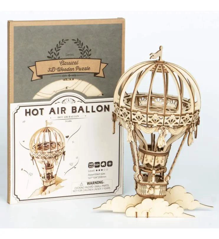 PUZZLE 3D GLOBO AEROSTATICO DIY HOT AIR BALLOON - 3