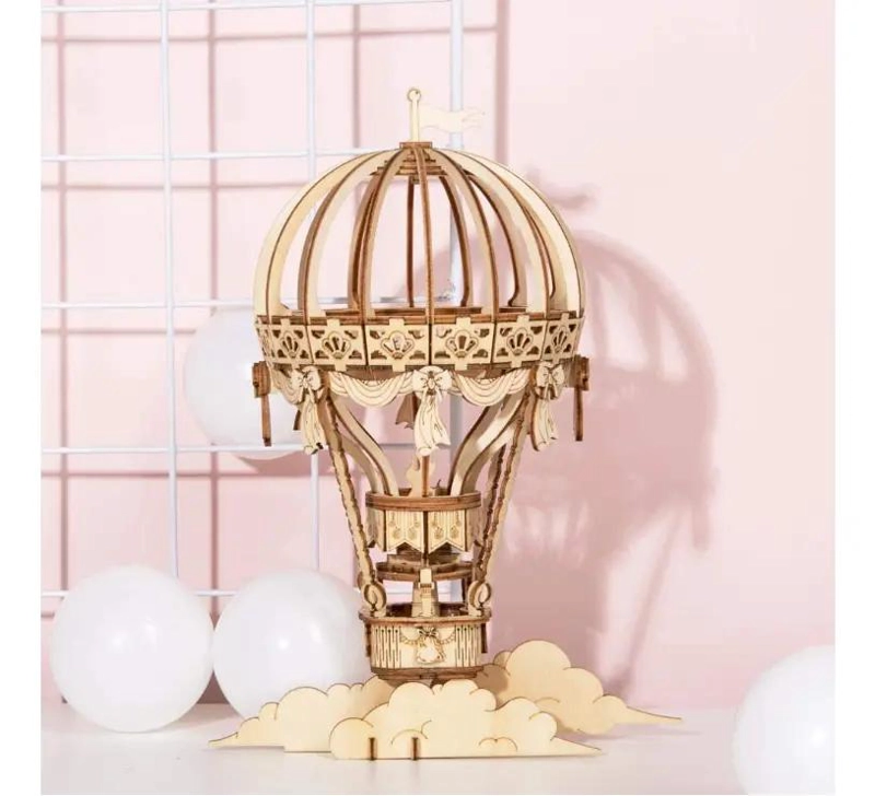 PUZZLE 3D GLOBO AEROSTATICO DIY HOT AIR BALLOON - 4