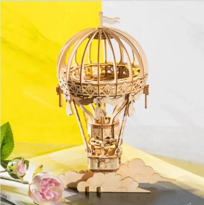PUZZLE 3D GLOBO AEROSTATICO DIY HOT AIR BALLOON - 5