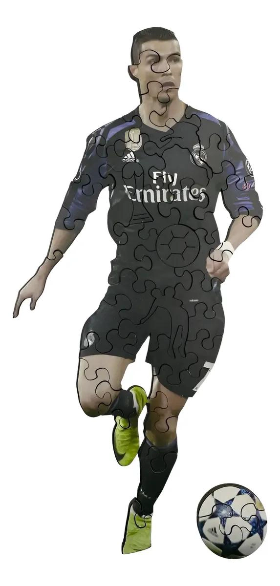 ROMPECABEZAS DE MADERA CRISTIANO RONALDO CR7 - 1