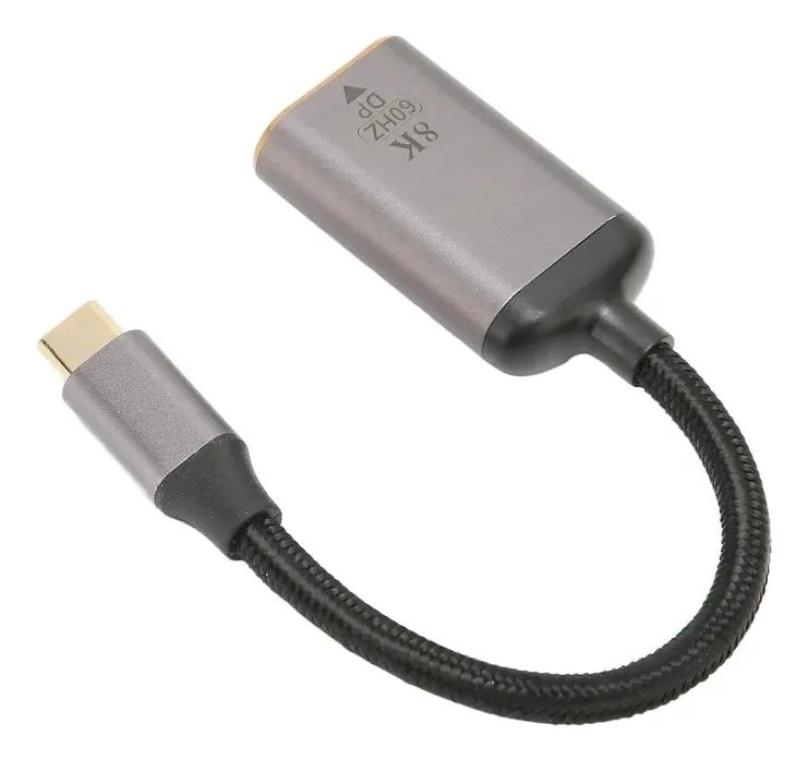 GENÉRICO ADAPTADOR USB TIPO C A DISPLAYPORT HEMBRA 4K 144HZ 8K 60H