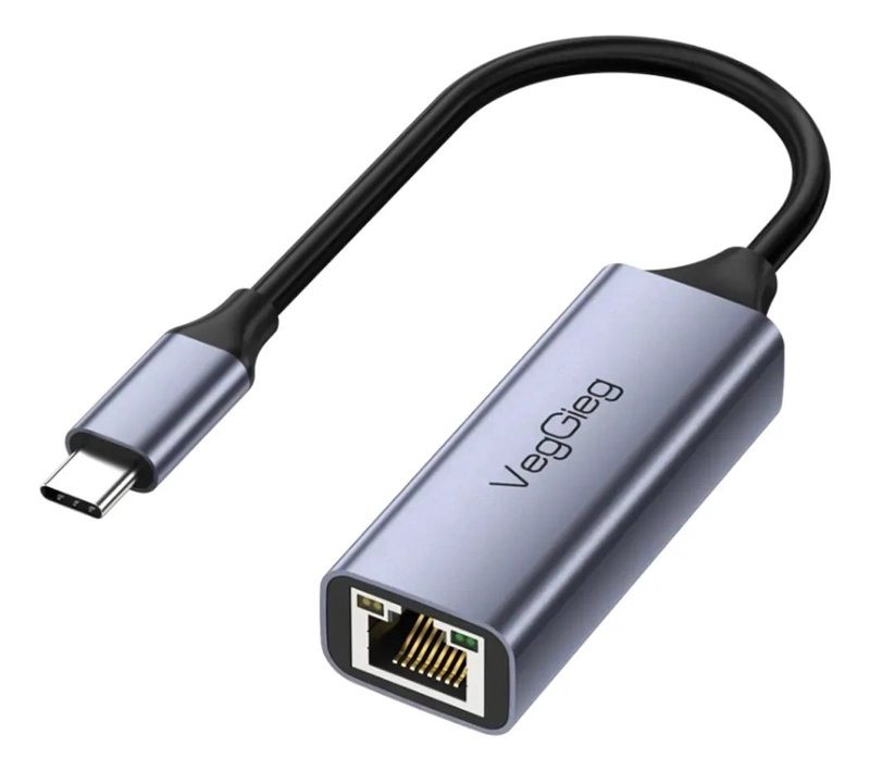 GENÉRICO ADAPTADOR USB TIPO C A ETHERNET RJ45 PARA NOTEBOOK
