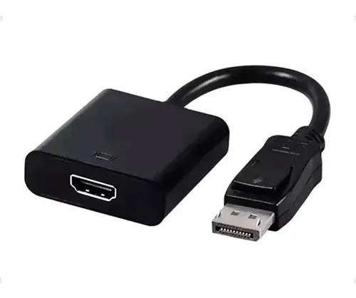 GENÉRICO CABLE ADAPTADOR DISPLAYPORT MACHO A HDMI HEMBRA