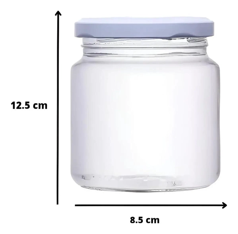 PACK 18 FRASCOS CONSERVEROS CON TAPAS 500 ML - 3