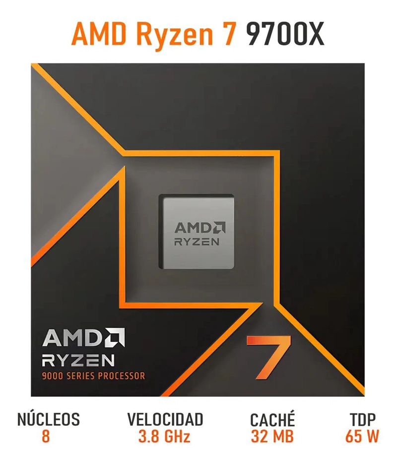PROCESADOR RYZEN 7 9700X AM5 3.8GHZ-5.5GHZ - 3