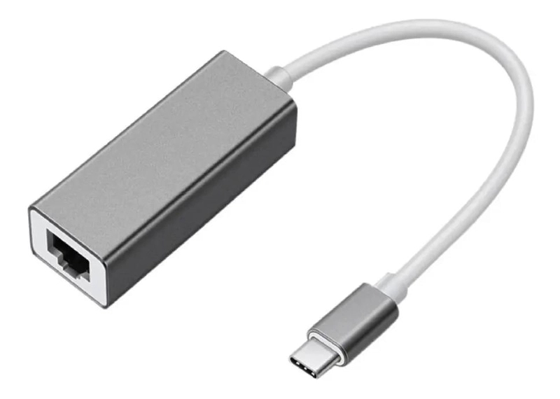 GENÉRICO ADAPTADOR USB-C A RJ45 ETHERNET GIGABIT 1000 MBPS