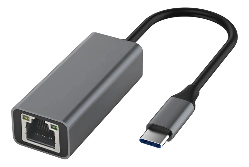 GENÉRICO ADAPTADOR USB C A ETHERNET RJ45 1000 MBPS