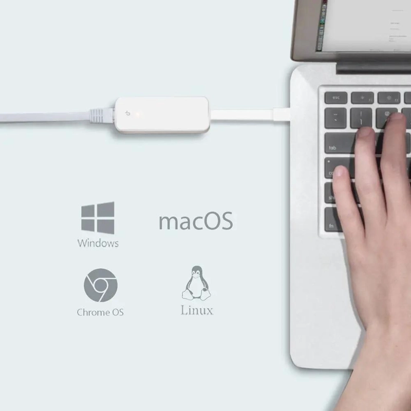 ADAPTADOR USB-C A LAN RJ45 ETHERNET GIGABIT - 5
