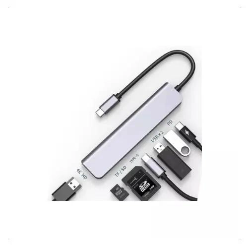 HUB ADAPTADOR USB TIPO C 7 EN 1 PARA MAC Y WINDOWS - 4