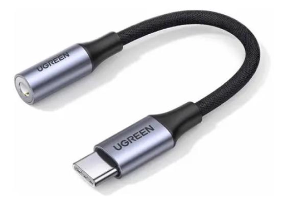 ADAPTADOR DAC USB-C A 3.5MM CON CABLE DE ALUMINIO - 1