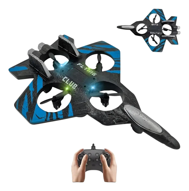 DRON CON DISEÑO AERODINAMICO TIPO AVION Y CONTROL REMOTO - 3