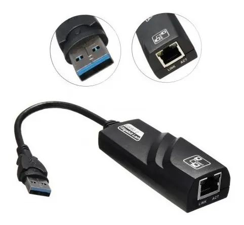 ADAPTADOR USB 3.0 A ETHERNET RJ45 PARA RED - 4