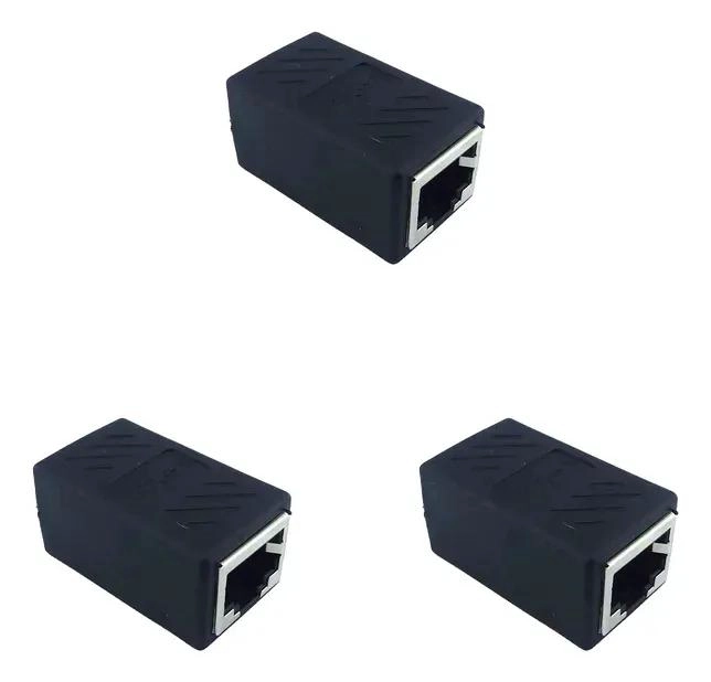 SET DE 3 COPLAS RJ-45 CAT 6E/5E PARA EXTENSOR 1000MB