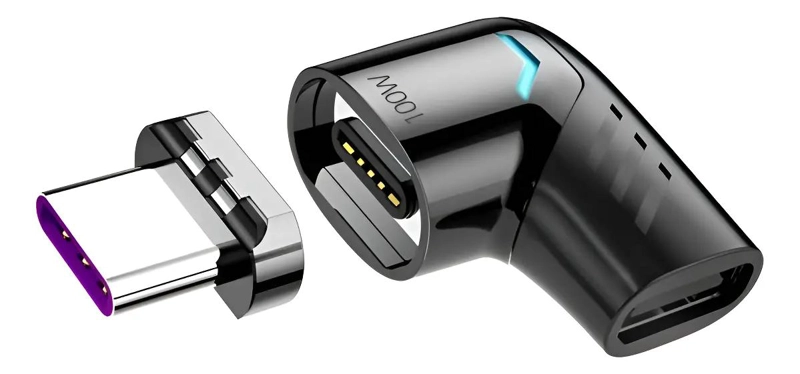 GENÉRICO ADAPTADOR MAGNE TICO USB-C PARA CARGA Y DATOS