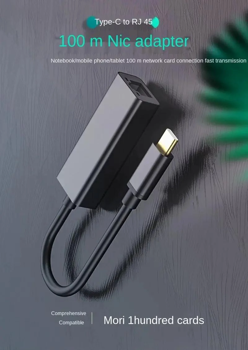 ADAPTADOR USB-C A RJ45 ETHERNET GIGABIT 10/100/1000 MBPS - 2
