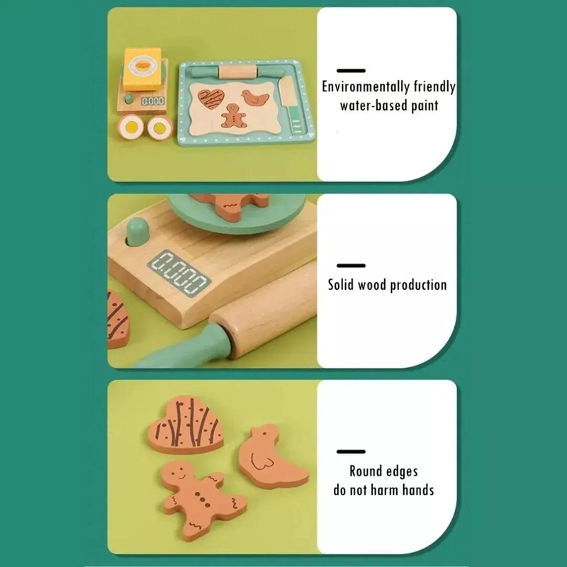 SET DIDACTICO DE MADERA PARA HACER GALLETAS - 2