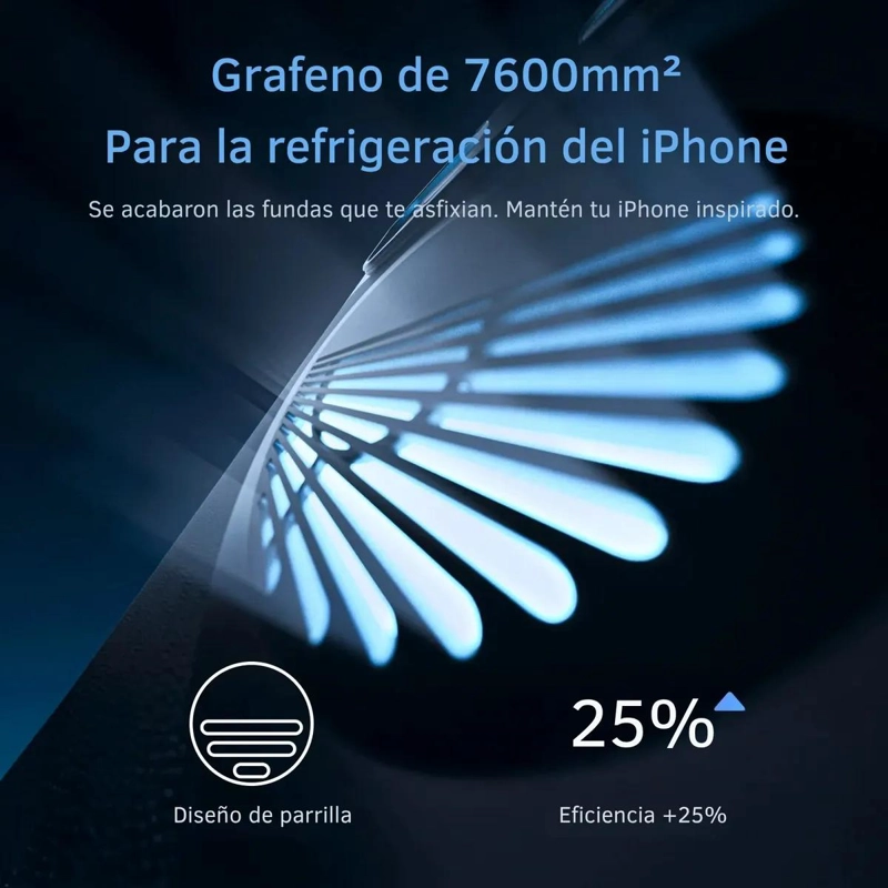 KIT MASTER GRIP MAGSAFE IPHONE 17 PRO CON LUZ Y FILTRO UV - 4