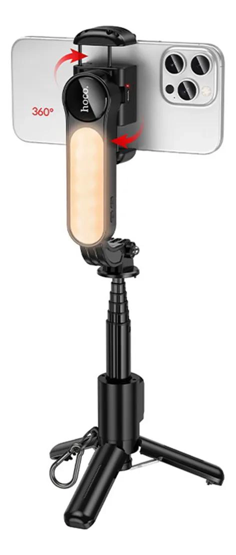 BASTON SELFIE TRIPODE BLUETOOTH CON CONTROL REMOTO - 2