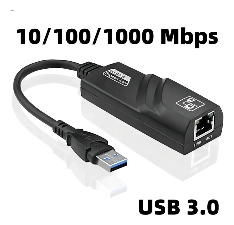 GENÉRICO ADAPTADOR ETHERNET USB 3.0 LAN RJ45 GIGABIT 1000MBPS